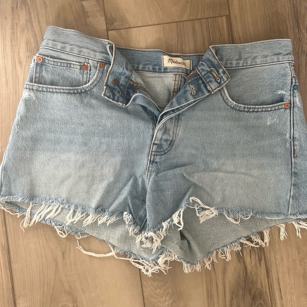 Madewell Cut Off Denim Shorts
